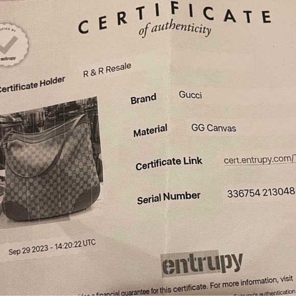 Gucci Bree GG Monogram Hobo Bag 👜 Excellent Preloved Condition w/ Dustbag & COA - Picture 3 of 17